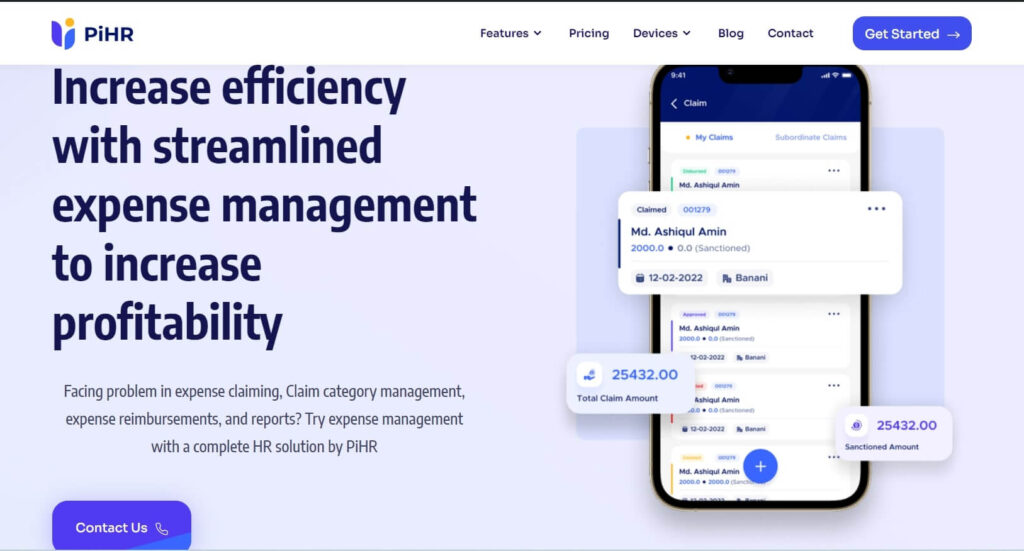 Expense Management Automation Using PiHR